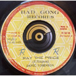 David Robinson - Pay the price - Bad Gong records