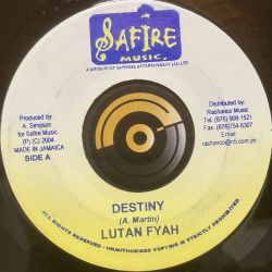 Lutan Fyah - Destiny - Safire Music