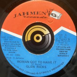 Glen Ricks - Woman got to have it - Jahmento