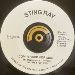 Richie Stephens - Comin back for more - Stingray