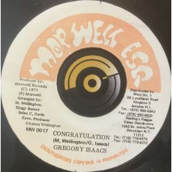 Gregory Isaacs - Congratulation - Morwell Esq
