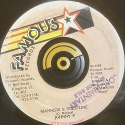 Johnny P - Manners & discipline - Famous records